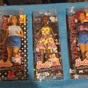 Mattel Blue and Yellow Dolls Collection
